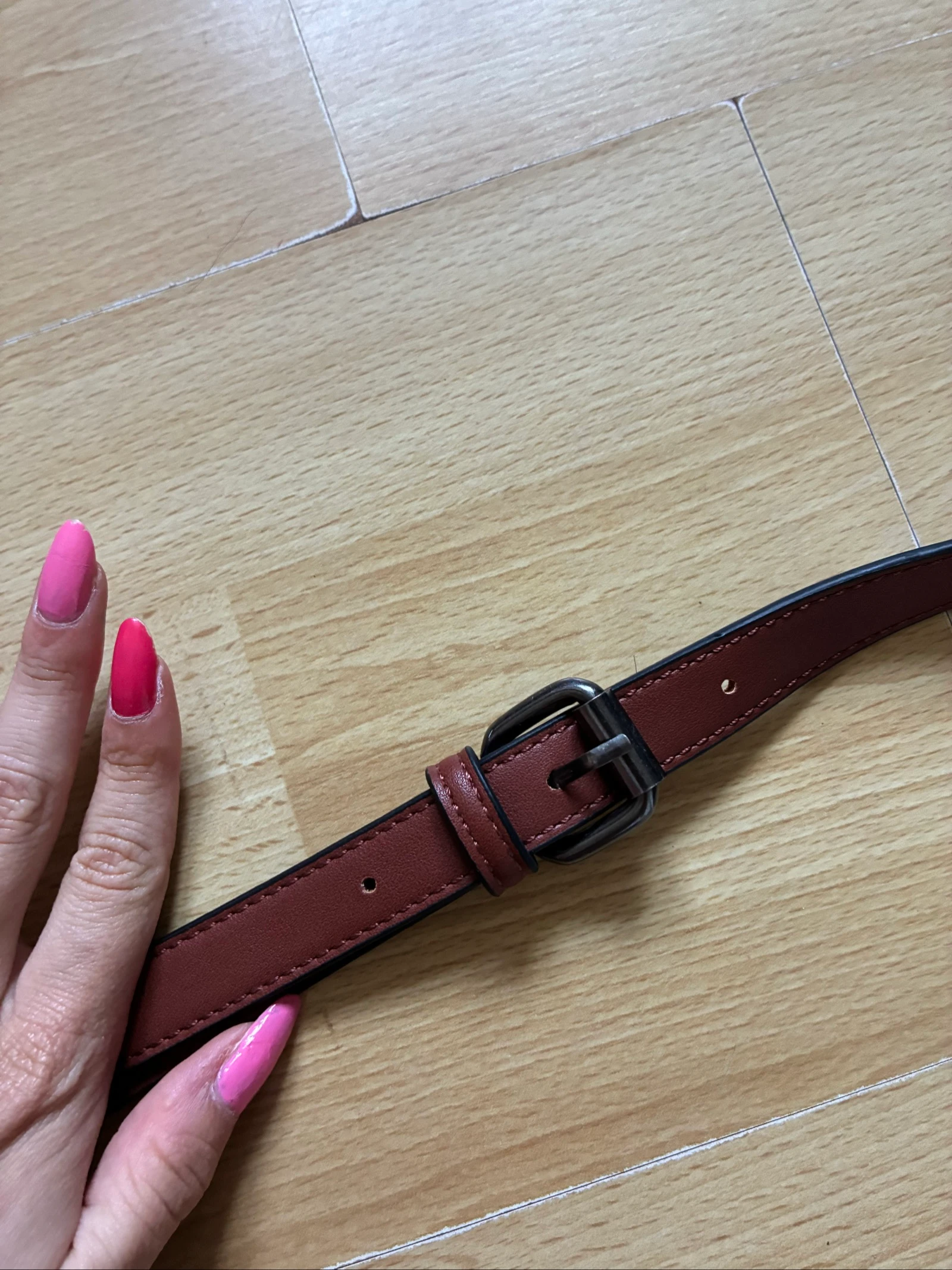 Bolsa a tiracolo 100% couro com tachas trançado ajustável nova – photo 6